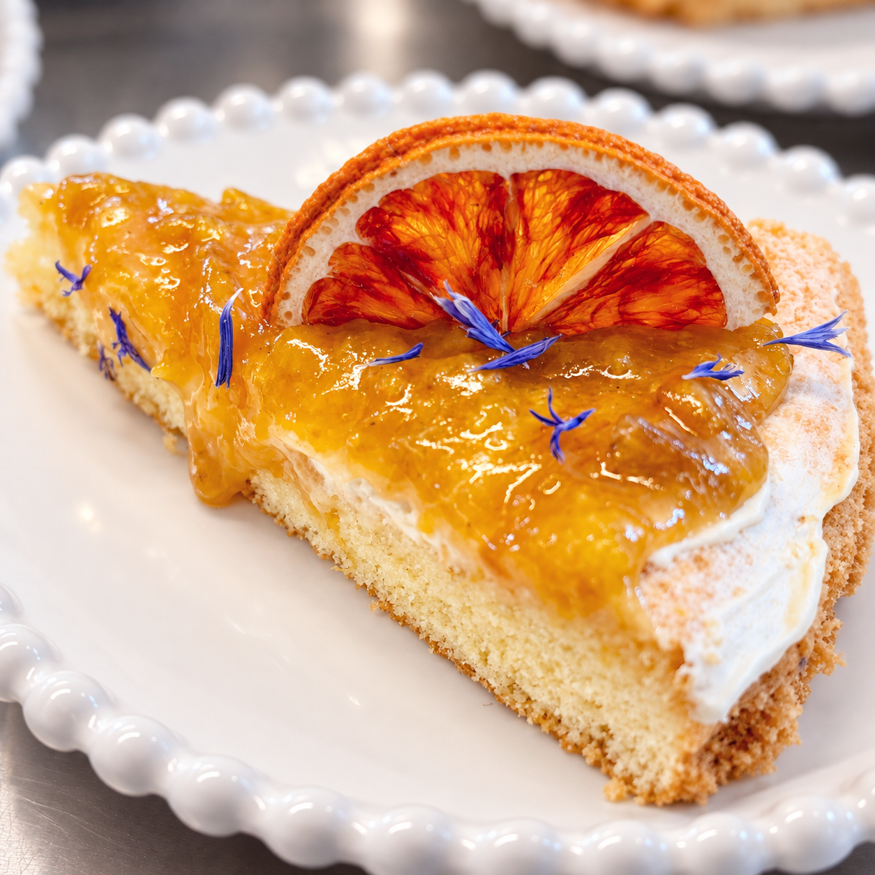 Blumen-Café Wilde Wiese - Mirabellen-Quark Kuchen