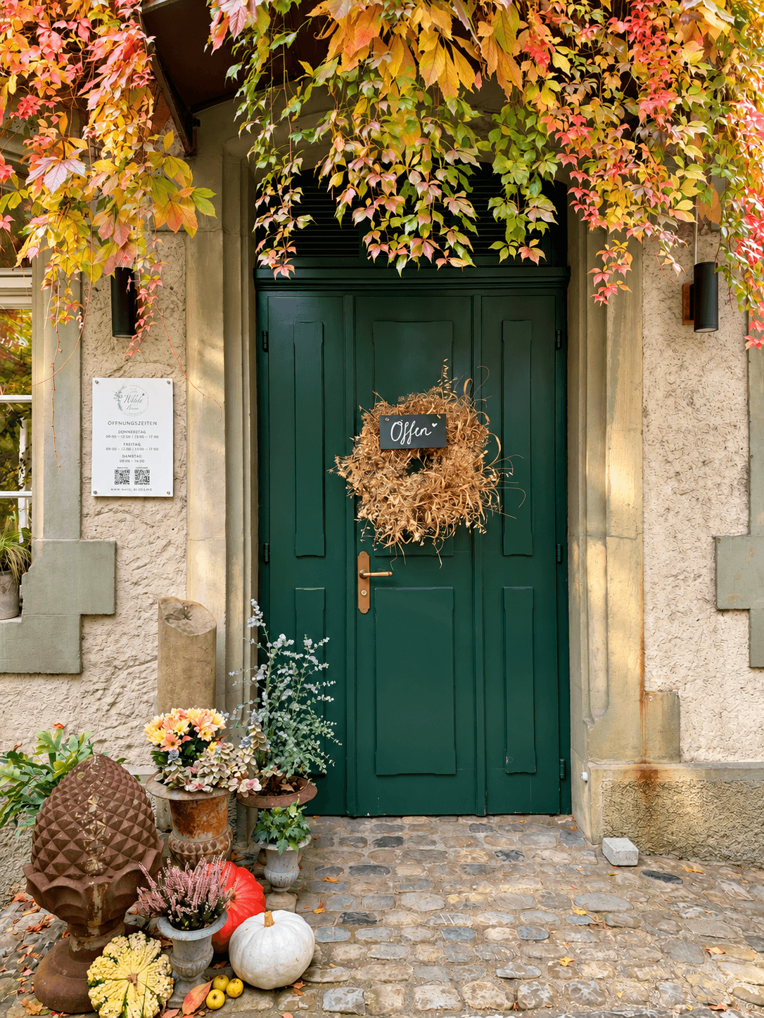 Blumen-Café Wilde Wiese Eingang