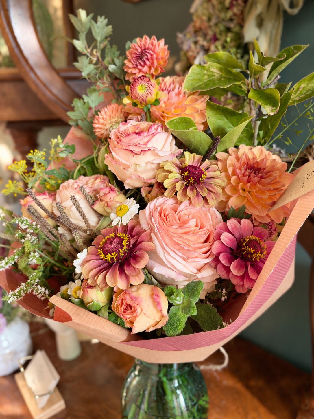 Blumen-Café Wilde Wiese - Romantischer Blumenstrauss